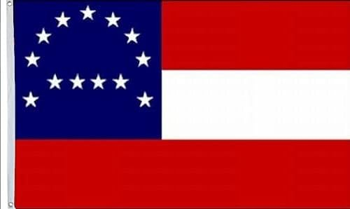 Fyon General Lee Headquarters Northern Virginia Civil War Robert E Flagge, Tapisserie, 90 x 152 cm, lebendige Farben, doppelt genähtes Polyester-Banner (zweiseitig bedruckt)