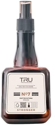 TRU Barbers Eau De Cologne After Shave Spray 250ml STRONGER - Langanhaltender Duft, Premium Herrenpflege, Beruhigende Pflege nach der Rasur