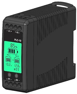 SolaMr Battery Equalizer Voltage Balancer 12V/24V/48V/60V/72V/96V Packs for Lead Acid /LiFePO4 and Lithium Batteries for Solar Charging Systems- PLC-10