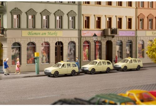 Auhagen 43676 PKW Taxi mit Rufsäulen