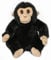 Uni-Toys - Schimpanse, sitzend - 18 cm (Höhe) - Plüsch-AFFE - Plüschtier, Kuscheltier