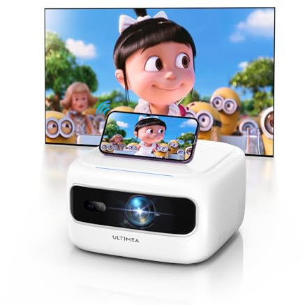 ULTIMEA Proiettore 1080P Decodifica 4K con WiFi 6 e Bluetooth 5.3, Proiettore 4K Netflix Ufficiale con 800 ANSI, Dolby Audio, Apollo P50 Serie