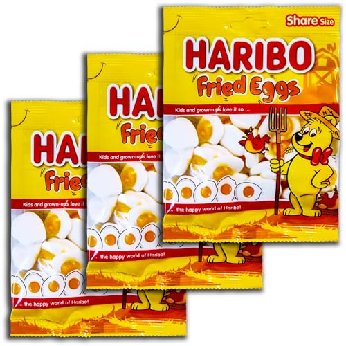 3 er Pack Haribo Spiegeleier Fried Eggs 3 x 140 g