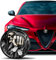 SkinoEu Kompatibel mit Alfa Romeo Emblem Plakette Motorhaube/Kofferraum 74mm für Giulietta 940 MiTo 156 147 159 GT Brera Spider 939 Schwarz Schädel EA 14