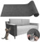 Alfombra rascador para Gatos Adhesivo Alfombra para Gatos tapete rascador para Gatos Protector Sofa Gatos arañazo rascador Gatos Pared (Gris Oscuro, 40×400cm)