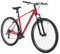 ATTABO Herren Fahrrad Alpe 1.0 mit Aluminiumrahmen 19 Ergonomischer Lenker V-Brake Rot Mountainbike mit 29 Rädern mit Zubehör Verstellbarer Sattel 21-Gang Schaltung