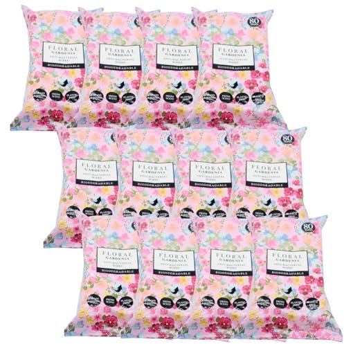 24x Floral Anti-Bacterial Wipes - 80 Wipes Each (Gardenia)