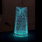 Radefasun Triangle Vases Luminous Handmade Glass Flower Vase Desktop Ornaments Propagation Station Plant Holder for Home Wedding Decor (M, Triangle)