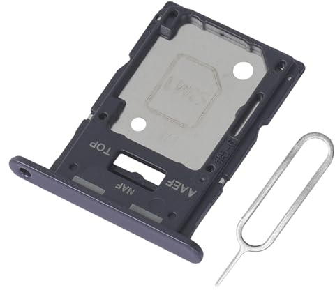Eonpam Dual SIM Karte Rahmen für Samsung Galaxy A15 5g Card Tray SIM Kartenhalter Slot Schlitten Halter + SIM Pin(Schwarz)