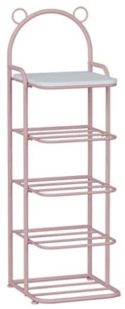 Generisch Estante para zapatos altos de 5 niveles para puerta de armario estable de metal para ahorro de espacio