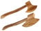 TINEASUR 2pcs Wood Props Kids Halloween Axe Lumberjack Costume Accessories Safe Toys