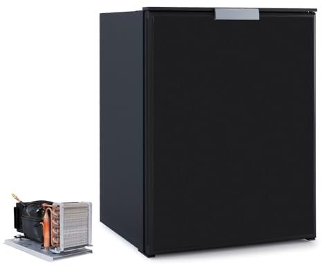 Vitrifrigo Frigorifero-congelatore, 75 litri, C75DW, Nero, Elettronica/Cucina/Frigoriferi