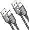 Cable USB C [2Pack2M] Cable USB C Carga Rapida Cargador Tipo C Nylon Carga Rápida y Sincronización para Samsung Galaxy S22 S21 S20 S10 S9 S8 Note 20 10, Xiaomi Google