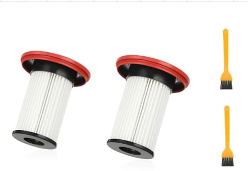 WOKEEPOW 2 Stück Filter für Bosch Unlimited Gen2 8 Serie Staubsaugerbeutel 12036642, 12023349, Air Filter für Bosch Akku Staubsauger, mit 2 Bürste