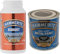 5092820 Kurust, 250 ml, Blue & Direct to Rust Metal Paint - Smooth Black Finish 250ML