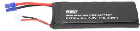 7.4V 2700mAh 10c Batería LIPO High Performance Long Flight Time Seguridad Ligero Portable para Hubsan H501S RC Drone Quadcopter UAV Sepre Part