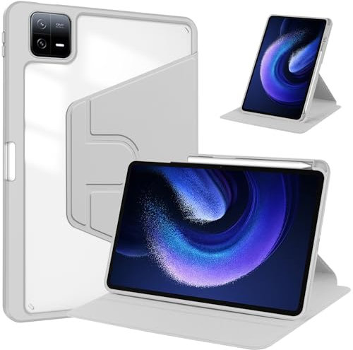 Hülle für Xiaomi Mi Pad 6/ Mi Pad 6 Pro 2023 Tablet, 360 drehbares Smart Flip Cover, Slim-Fit Tablet Cover Case Auto Sleep/Wake