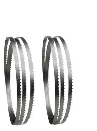SONGMIky 2pcs Bandsaw Blade 1425 X 6.35 X 0.35mm For 8 Draper BS250 Nutool FOX Silverline Delta Wood Cutting Band Saw TPI 6/10/14(TPI 14)