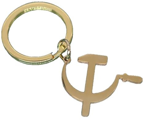 KREATIONS Portachiavi martello & falce, gold, S