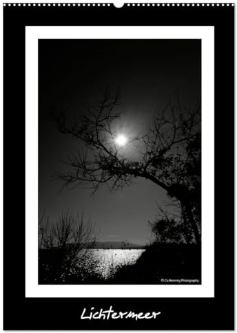 Lichtermeer (Wandkalender 2026 DIN A2 hoch), CALVENDO Monatskalender: Naturbeobachtungen mit See und Sonne (CALVENDO Natur)