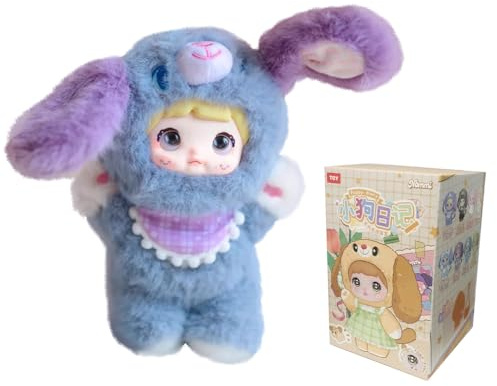 Nommi Puppy Diary Serie Vinylgesicht Plüsch Niedliche Puppe (Two Boxes) | Anime Figur Ornamente Figuren Sammlerspielzeug Geburtstagsgeschenk