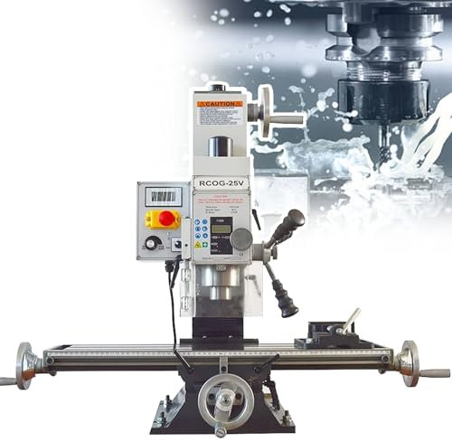 Mini-Präzisions-Bohr- und Fräsmaschine mit variabler Geschwindigkeit, bürstenloser Motor mit R8-Kegel für effiziente Metallbearbeitungs- und Holzbearbeitungsprojekte