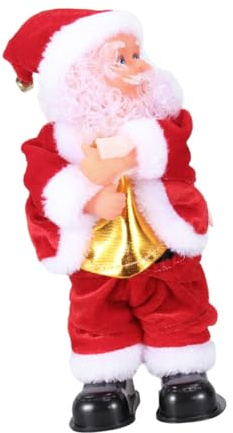 FRCOLOR Père Noël Musical Animé Jouet Dansant Décor Noël Garçon Fille sans Piles Amusant Décoration Intérieur Fête Jouet Garçon Fille
