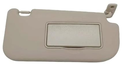 Coche Visera Solar para KIA para Sportage KM 2004-2009 8520103000 8520203000 Juego Parasol - Parasol Izquierdo/Derecho con Espejo Repuesto Directo(Right-Beige)
