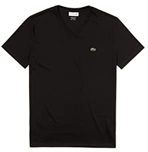 Lacoste Herren Lightweight Cotton Pima V-Neck T-Shirt T-Shirt (1er Pack)