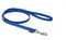 Mystique® Gummierte Leine 12mm mit Handschlaufe Standard Karabiner blau 1m