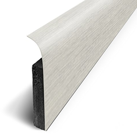 3M - Plinthes Adhésives (lot de 5) - Erable Gris - Long.120 cm x Haut.7 cm x Ep. 1.1cm (Ref: D180501D)