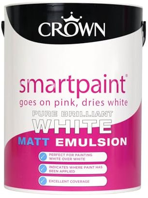 Crown Retail Smartpaint Matt Brilliant White 5 L