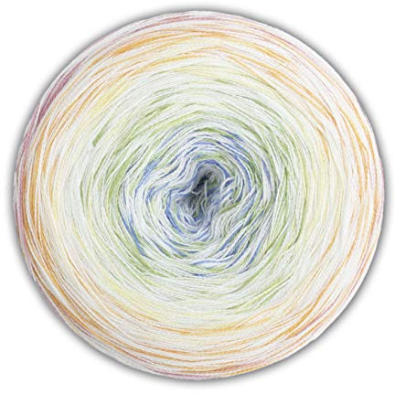 Woolly Hugs Bobbel Cotton, 200g Farbverlaufsgarn mit schönem Degradé - Farbverlauf, 800m, 4-fädig (42)