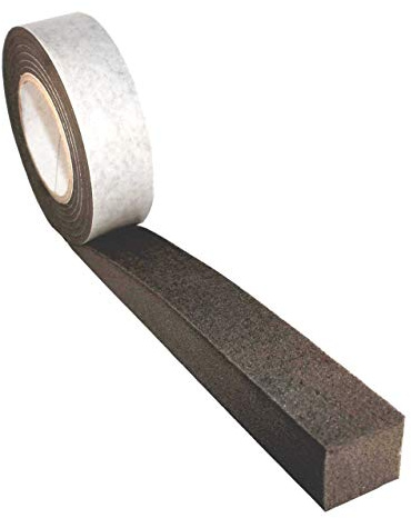 Kompriband anthrazit ver. Größen vorkomprimiertes selbstklebendes Dichtungsband Acryl 300, Fugendichtband, Quellband │ 10mm │15mm │20 mm │ 30mm │ 40mm (15/2 (12,5 m) 0,36 € / Meter)