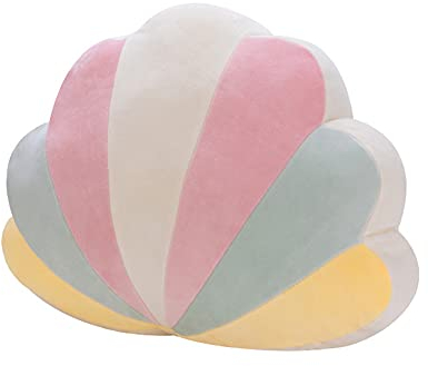 JAWSEU Simpatico Cuscino Imbottito Conchiglia - Cuscino per Bambini Morbido Peluche, Decorazione per La Casa del Divano, Cuscini Decorativi, Regalo di Compleanno (Conchiglia di Rosa)