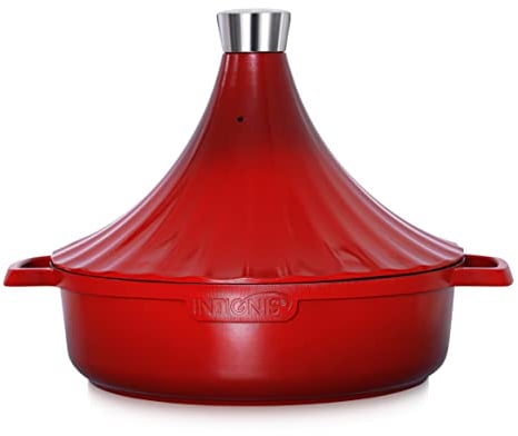 Tagine à induction Plat à tagine marocain pour tous les feux - Résistant au four - Anti-rouille - 28cm / 4.8 quartz