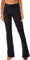 HULIJA Damen Nylon Hose Transparent Schlaghose Lange Hose Strumpfhose Sport Pants Strandhose Yoga Outfits Clubwear Party Schwarz Einheitsgröße