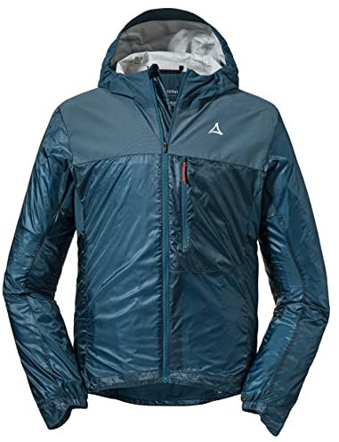 Schöffel Herren Hybrid Jkt Flow Trail M, extrem leichte MTB Jacke, winddichte, atmungsaktive Fahrradjacke mit vorgeformten Ellbogen, quartz, 58