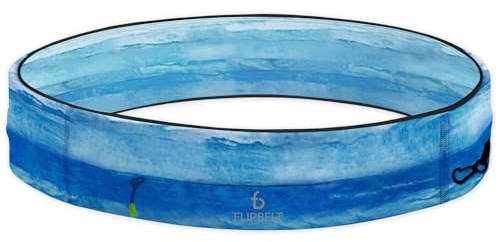 FlipBelt Classic Running & Fitness Gürtel, Sayram Blau, XS