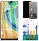 Para OPPO Realme 6 Pantalla LCD para Realme 6 2020 Reemplazo de pantalla RMX2001 Touch Digitizer Kits de reparación (negro, sin marco)