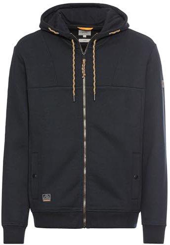camel active Herren Sweatjacke aus einem Organic Cotton Mix Nachtblau Menswear-L