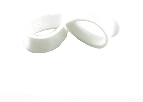 Bcughia Piercing Tunnel Silikon 18mm Ear Plug Tunnel Träne Form Tunnel Plug Ohr Set, 2 Stück