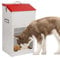 Verzinkte Automatische Hundefutterspender für Große Hunde, 11KG Outdoor Haustiere Futterspender Schwerkraft Futterspender
