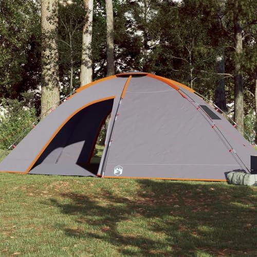 Sportartikel Campingzelt 8 Personen Orange Wasserdicht
