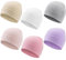 DRESHOW 6 Stücke Neugeborenes Baby Mütze Hut Unisex Mützchen Kleinkind Mütze Kinder Weiche Niedliche Strickmütze Warme Krankenhaus Babymütze für Jungen und Mädchen 0-6 Monate