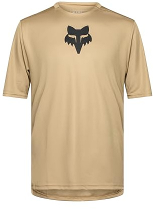 Fox Racing Herren Ranger Kurzarm-Mountainbike-Trikot, Sand Fox Head, Größe S