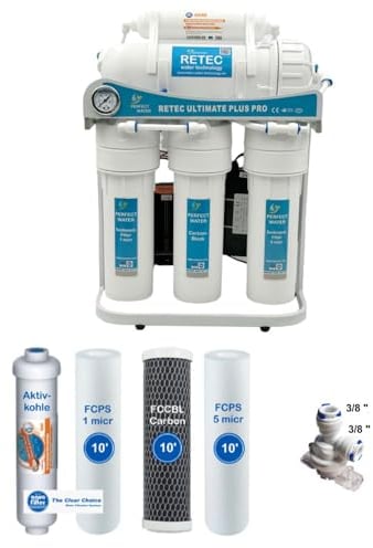 Osmoseanlage 1000 GPD Ultimate PLUS Basic direct flow kein Tank nötig Umkehrosmosewasserfilter Wasserfilter Trinkwasser Umkehrosmose Reverse Osmosis