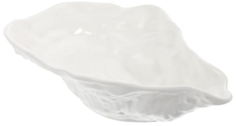 Zerodeko Ceramic Shell Shaped Bowl Large Decorative Bowls Set for Soup Salad Instant Noodles