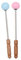 FRCOLOR 2stücke Meridians Massage Hammer Multifunktionaler Handmassager Für Nacken Rücken Beine Hochwertiger Langlebiger Farbe Zufällig
