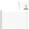 UISEBRT Türschutzgitter Ausziehbar 0-150cm, Treppenschutzgitter für Baby und Pelztiere, Kinder Schutzgitter für Innen- und Außenbereich (Weiß, 300cm)